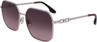 Victoria Beckham Red Metal Womens Sunglasses