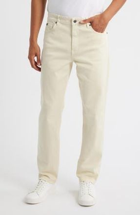 BOSS Ogden Straight Leg Jeans in Open White at Nordstrom Rack, Size 38 X 32