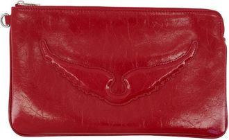 Zadig&Voltaire Womens Calfskin Leather Wallet Red