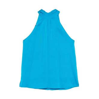 Nouvelle/Silk95Five Blouses, female, Blue, Size: XS Villete gathered halter top