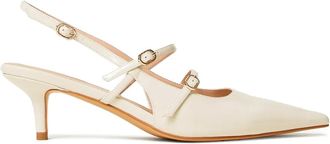 Twin-Set Pumps con cinturino posteriore - Toni neutri