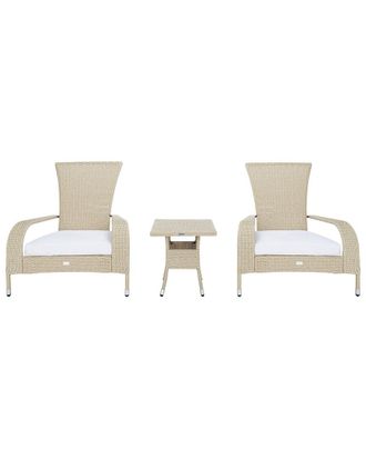Safavieh Edna 3pc Outdoor Lounge Set
