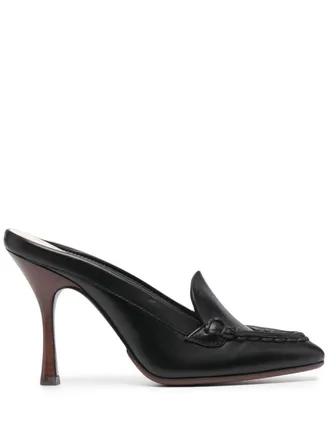 Tod's Muiltjes met stiksels - Zwart