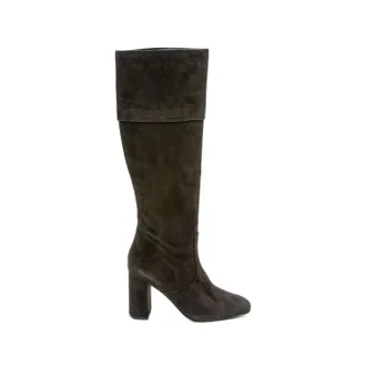 Cole Haan Womens Tess Cuff Boots In Black Suede