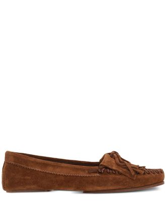 PARIS TEXAS Indiana suede loafers - women - Suede - 37.5 - Brown