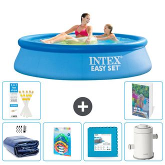 Intex Piscina Easy Set Redonda - 244x61 Cm - 7-piezas S55