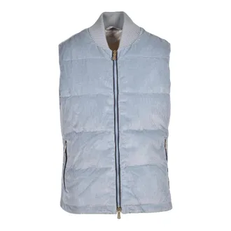 Eleventy Smanicato in Velluto - - Jackets - Donna - Blu - S