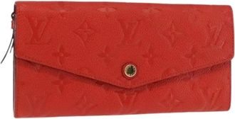 Louis Vuitton Pre-owned Wallets, female, Red, Size: ONE SIZE Pre-owned Vintage Canvas Wallet