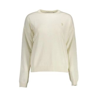 U.S.Polo Association Rondgebreide trui - Dames - Ronde hals truien - Beige - XL - Wol - Truien & Vesten