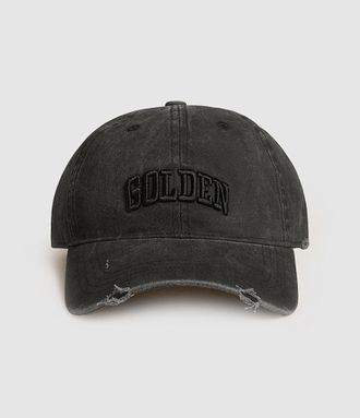 Golden Goose Casquette Journey Gris