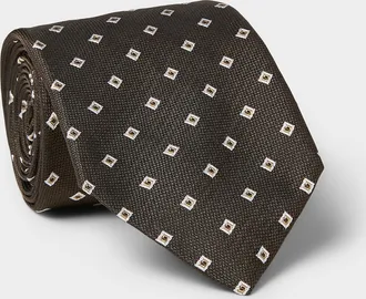 BOSS Mens Silk pattern tie