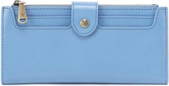Hobo Dunn Leather Continental Wallet in Faded Denim at Nordstrom