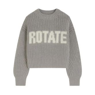 Rotate Rotate Birger Christensen, Dames, Truien, Grijs, Maat: XL Wol