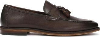 Kazar Bruine leren loafers met kwastjes - Heren - Loafers - Bruin - 44 EU - Leer - Schoenen