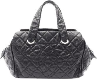 Chanel Pre-owned Matelasse Caviar Skin Handbag - Dames - Vintage Handtas - Zwart - ONE Size - Leer - Vintage
