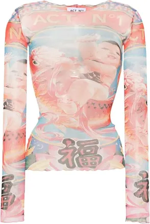 Act N&deg;1 Mujer, Camisetas, Multicolor, Talla: L