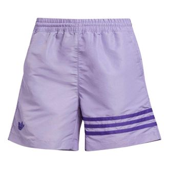 adidas (WMNS) adidas Adicolor Neuclassics Shorts Asia Sizing Purple IC5420