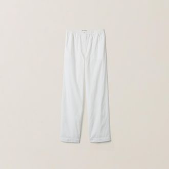 Miu Miu Poplin pajama pants