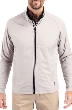 Cutter & Buck Adapt Hybrid Full Zip Jacket in Polished at Nordstrom, Size Xxx-Large