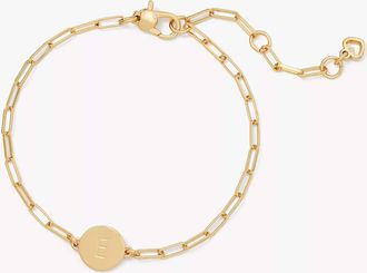Kate Spade New York Initial E Chain Bracelet