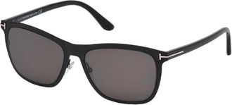 Tom Ford Alasdhair Zonnebril - Heren - Zonnebrillen - Zwart - 55 MM - Accessoires