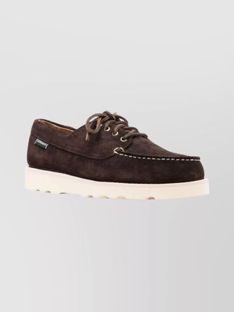 Sebago brogues with contrast stitching and round toe