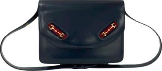 Gucci Pre-owned Vintage Schoudertas - Dames - Vintage Schoudertas - Blauw - ONE Size - Leer - Vintage