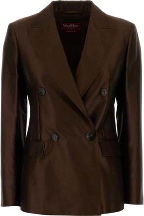 Max Mara Peccati Blazer - Dames - Blazers - Bruin - XL - Jassen