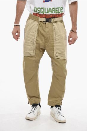 Dsquared2 Pantaloni Pully Bicolore con Fibbia taglia 46