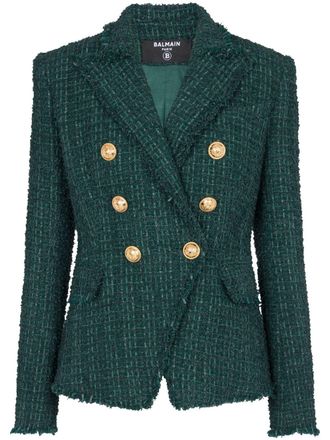 Balmain Giacca doppiopetto - Verde