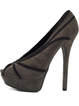 Fendi peep-toe pumps - Grey