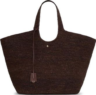 Anine Bing Lili Woven Raffia Tote Bag