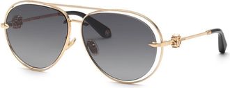 Roberto Cavalli SRC032M 0300 Mens Sunglasses Gold Size 61