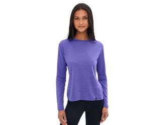 Brooks Luxe Long Sleeve Womens Clothing Heather Violet : 2XL (US Womens 20-22), Polyester