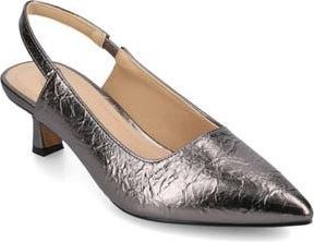 Journee Collection Paulina Slingback Pump in Pewter at Nordstrom Rack, Size 8.5