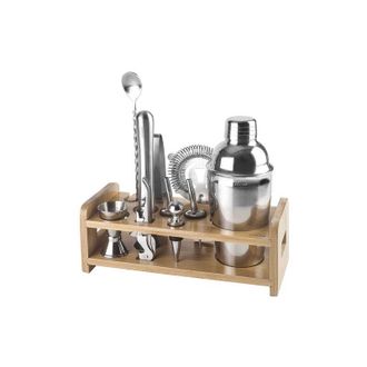 Lacor Set De Cocteler&iacute;a 10 Piezas + Soporte - 62181 - Lacor