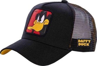 Looney Tunes Heren Daffy Duck Capslab Trucker Cap (Zwart)
