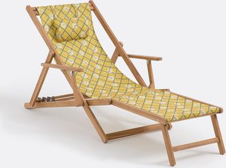 La Redoute Interieurs Longchair in geoliede acacia Marguerite