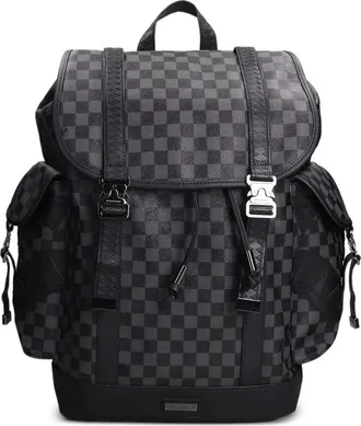 Sprayground Zaino a quadri con fibbie - Nero