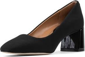 Donald J Pliner Goodwyn Block Heel Pump in Black at Nordstrom Rack, Size 6.5