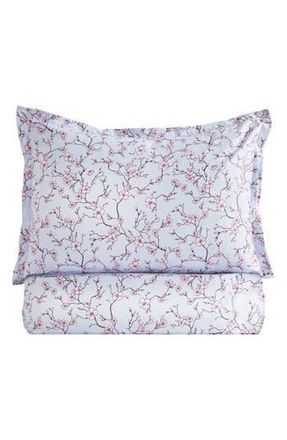 Melange Home Kyoto 400 Thread Count Cotton Duvet Set in Blue at Nordstrom Rack, Size Full/queen