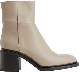 8 by YOOX LEATHER MID-HEEL ANKLE BOOT
