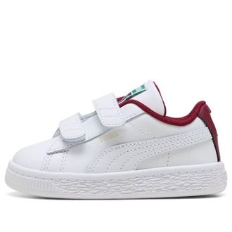 Puma (TD) PUMA Suede White Team Regal Red 409034-07