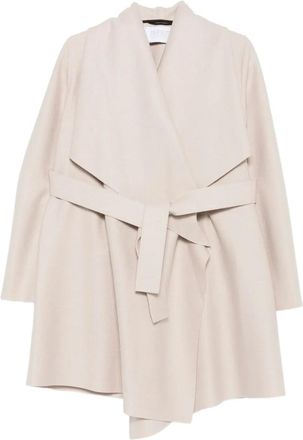 Harris Wharf London Cappotto in lana con cintura - Toni neutri