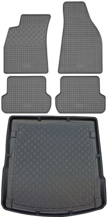 OEM Juego De Alfombrillas De Goma Para Coche Y Alfombrilla Para Maletero Para Audi A4 B6 B7 Sed&aacute;n (4 Puertas) De 2001 A 2007