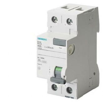 SIEMENS Interruptor Pure Differencial 2 Polos 63a 30ma Tipo Ac 5sv43160 5sv4316-0