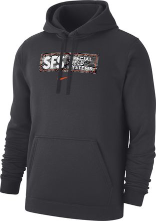 Nike Mens SFS Club Nike Mens Fleece Pullover Hoodie in Grey | M31777SFHD-ANT