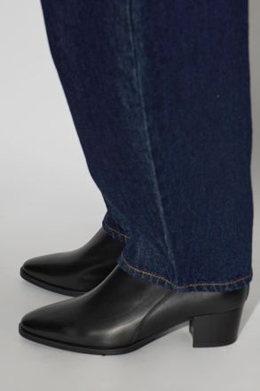 Tod's Leather Heeled Ankle Boots, Womens, Black