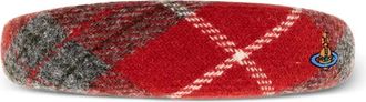 Vivienne Westwood Cerchietto con motivo tartan - Rosso