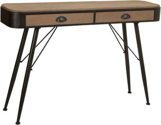 Wanderlust Deco Wanderlust Deco - Recibidor De Madera Y Metal Marron 120x32x80,5